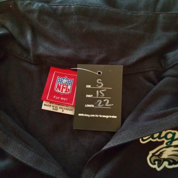 Philadelphia Eagles NFL for Her Black Polo Small - Picture 4 of 4